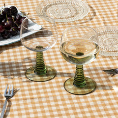 Rex Retro Roemer Glasses Set - Green