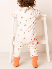 Blade & Rose Honey Bee Zip-Up Romper Jumpsuit