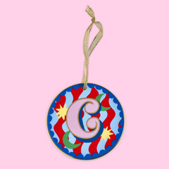 Eleanor Bowmer Alphabet Bauble