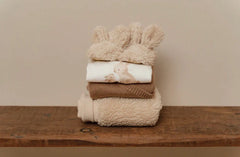 Little Dutch - Teddy Baby Booties - Sand