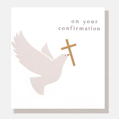 Caroline Gardner- Dove & Cross Confirmation Card