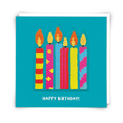 Redback Cards Neon Candles Birthday Candles