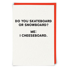 Redback Cards Cheeseboard Card