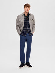 Selected Homme - Flannel Shirt - Sapphire/Simple