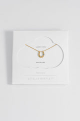 Estella Bartlett Multi Pastel Horseshoe Necklace