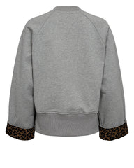 Numph Zari Sweatshirt - Medium Grey Mel