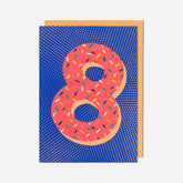 Pigment Productions - Large Red 8 Age 8 Card