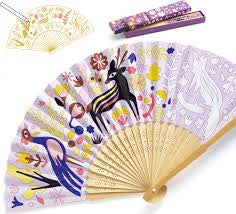 Djeco DIY Make Your Own Fan Kit - Woodland Beauty