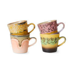 HKliving Americano Mugs Set of 4 - Radiant