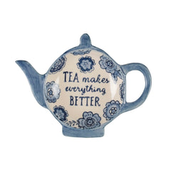 Sass & Belle Blue Willow Tea Lovers Tea Bag Holder