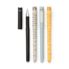 Kikkerland Cat Erasable Gel Pens