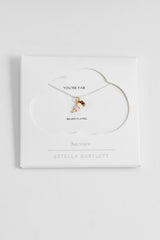 Estella Bartlett You Are Fab Lolly Necklace - Silver Plated