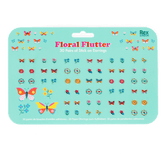 Rex London - Floral Flutter Stick On Earrings (30 pairs)