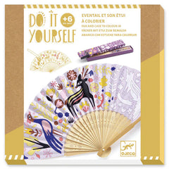 Djeco DIY Make Your Own Fan Kit - Woodland Beauty