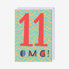 Pigment Productions - OMG! Age 11 Card