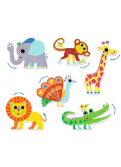 Djeco Duo Puzzle - Articula Animals