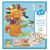 Djeco Create With Stickers - Animals
