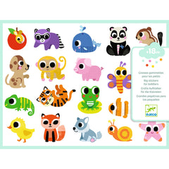 Djeco Big Stickers - Baby Animals