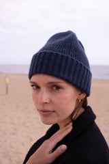 Quinton & Chadwick - Brushed Beanie Hat in Teal