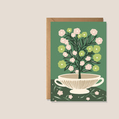 Kiran Ravilious Wedgewood Vase Card