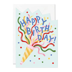 Ricicle Cards Party Popper Birthday Card