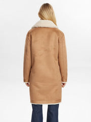 Numph Nuelliot Reversible Coat - Cognac