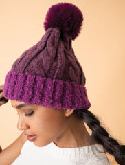 Powder Design - Freya Bobble Hat Damson