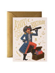 Rifle Paper Pirate Birthday Card