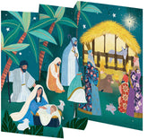 Roger La Borde 5 Pop-out Trifold Cards - Nativity