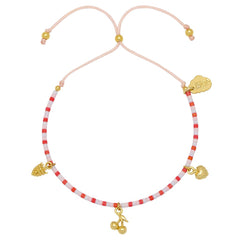 Estella Bartlett Berry Cute Fruity Miyuki Cherry Bracelet