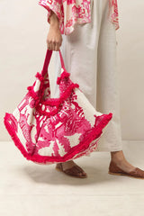 Slouch Bag Giant Willow Fuschia - One Hundred Stars