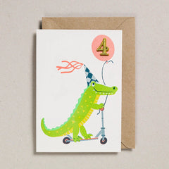 Petra Boase - Age 4 Croc Card