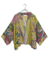 One Hundred Stars - Crane Olive Kimono
