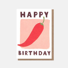 Caroline Gardner - Chilli Pepper Happy Birthday Card
