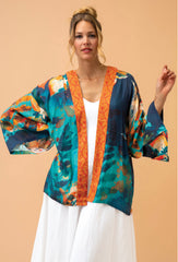 Powder Design - Hare and Moon Kimono Jacket Midnight