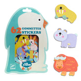 Djeco Baby Stickers - Ice Field Animals