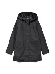Vero Moda Malou Coated Rain Jacket - Asphalt