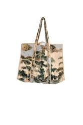 One Hundred Stars Rivers and Trees Velvet Tote Bag