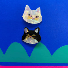 House Of Disaster - Catnip Set Of 2 Hairclips