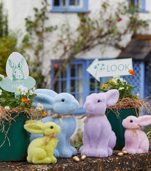 Talking Tables 6” Grass Bunny Table Decoration - Pink