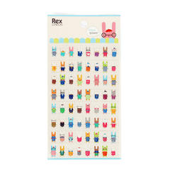 Rex London - 3D puffy stickers - Bonny Bunny
