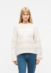Vero Moda Maybe O-Neck Pullover - Birch/ Oatmeal