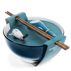 Rex London - Ceramic noodle bowl set - Blue whale
