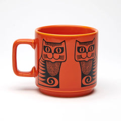 Magpie Gifts - Orange Hornsea Cat Mug