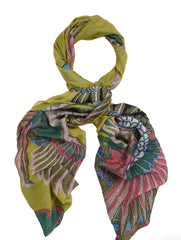 One Hundred Stars - Crane Olive Scarf
