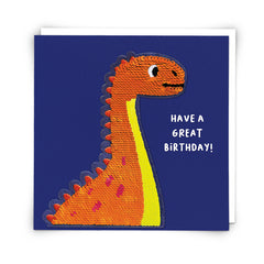 Redback Cards - Dino Sequin Patch Card