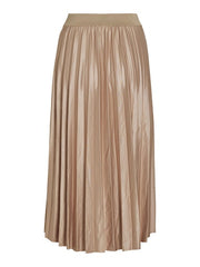 Vila Nitban Pleat Skirt - Sandshell