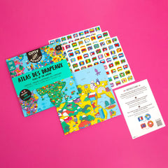 OMY-Maison Giant Poster - Atlas Flags of The World