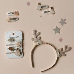 Rockahula Christmas Golden Reindeer Headband