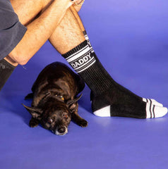 Gumball Poodle Crew Gym Socks - Daddy